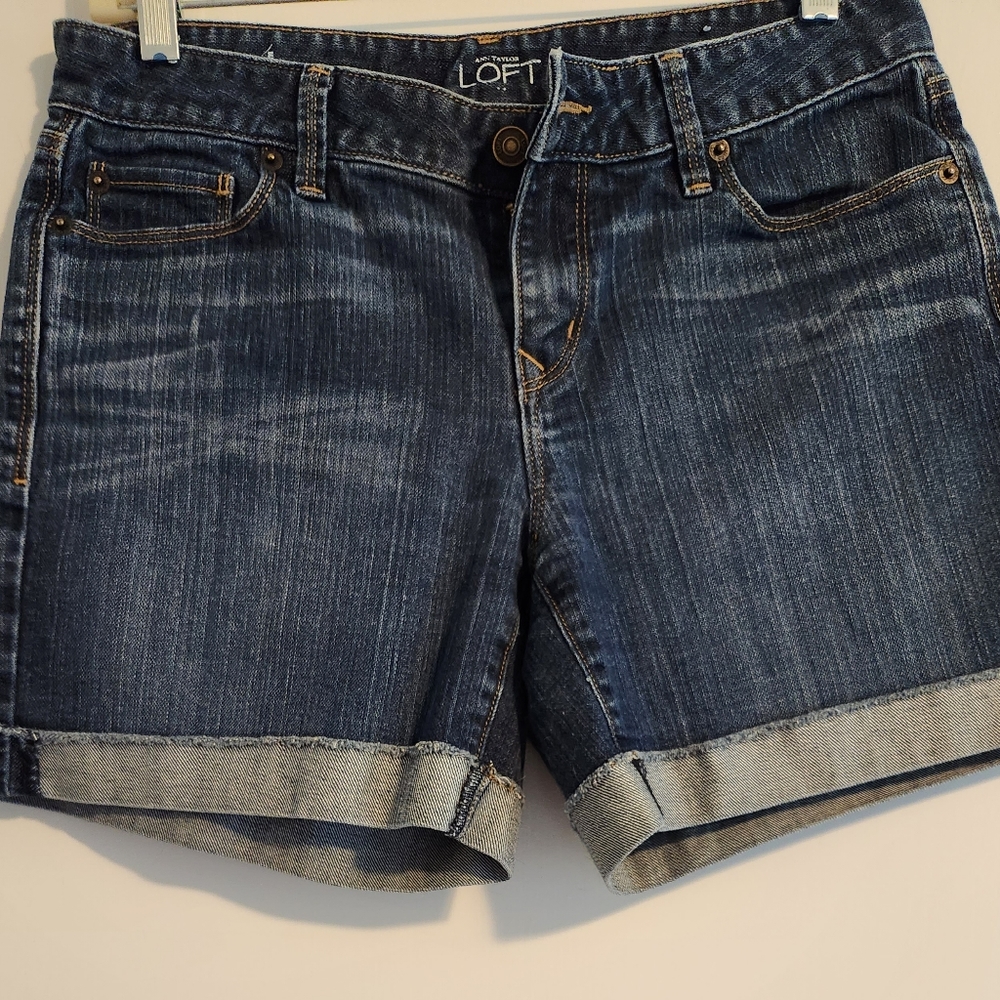 Loft Denim Shorts. Size 4
